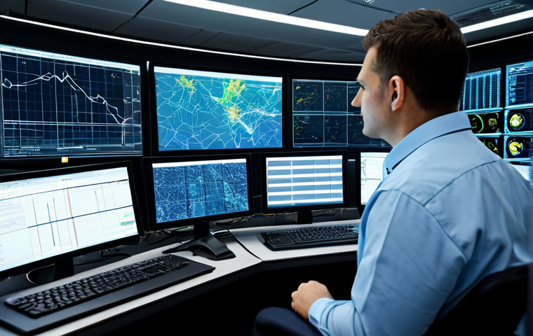 **

"A modern control room of a power grid, showing engineers monitoring data on large screens, visualizing energy flow and smart grid activity, safe for work, appropriate content, fully clothed, professional environment, perfect anatomy, correct proportions, natural pose, high resolution, detailed, professional."

**