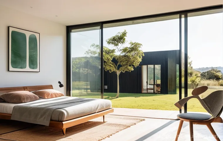 스마트 그리드에서의 에너지 저장 시스템 역할 - **Prompt:** A cozy, modern, and energy-efficient Portuguese or Brazilian home bathed in warm, natura...